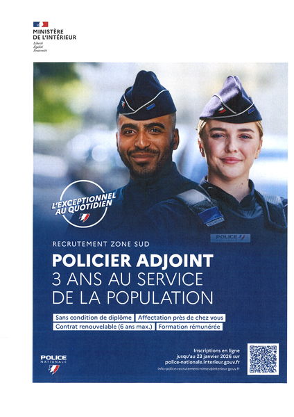 Police Nationale : Concours Gardien de la Paix